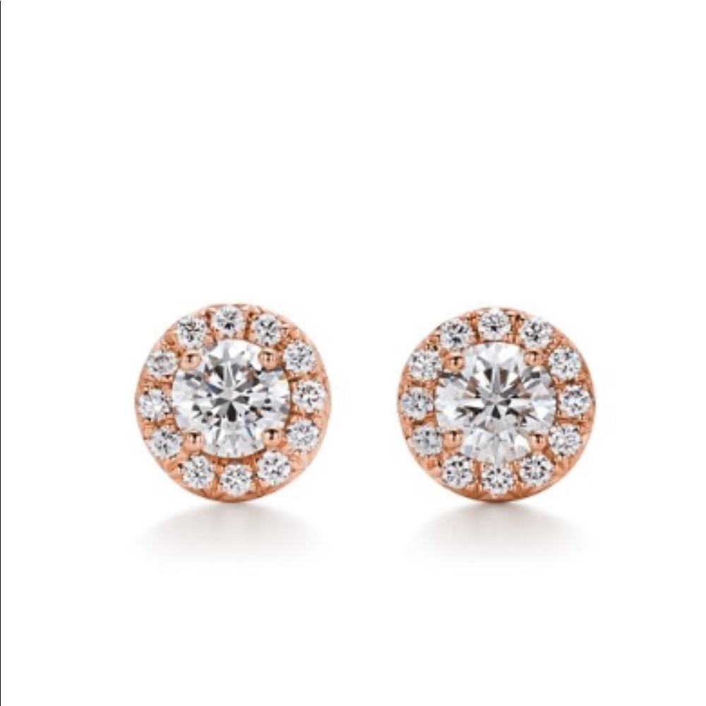Tiffany rose gold earring